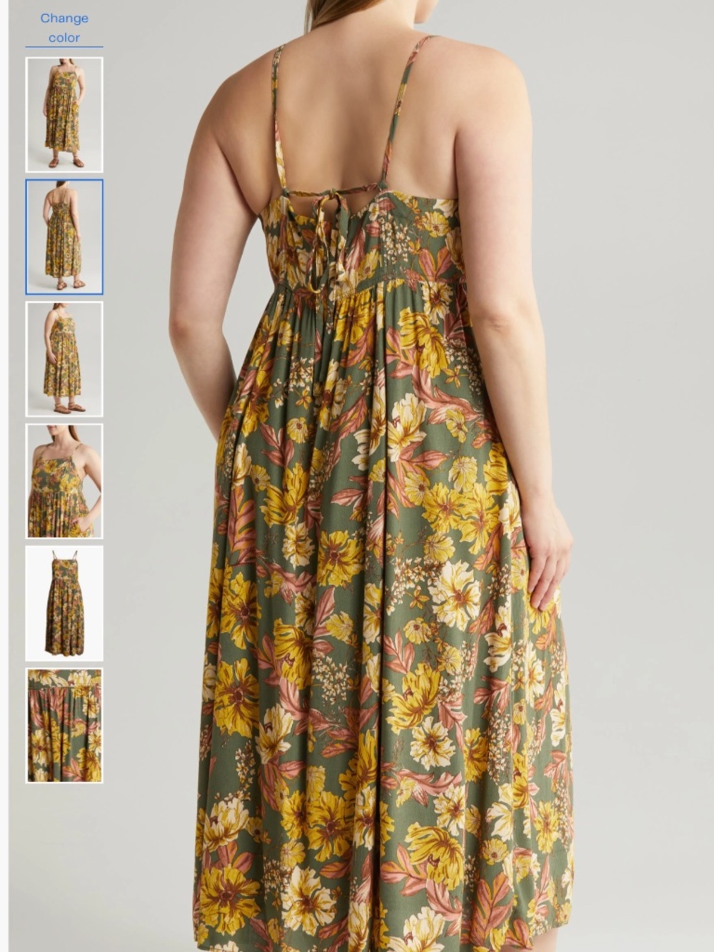 Treasure & Bond Floral Print Sleeveless Maxi Dress, size 1X - Picture 2 of 12